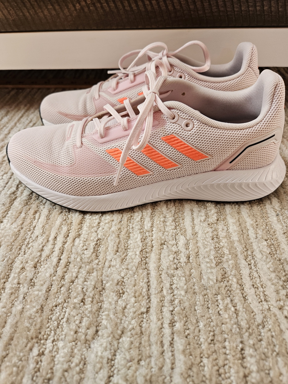 Adidas Women's Pink Running Shoes with Coral Accents